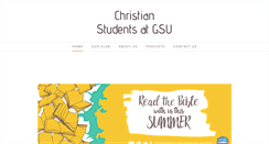 Desktop Screenshot of gsuchristianstudents.org